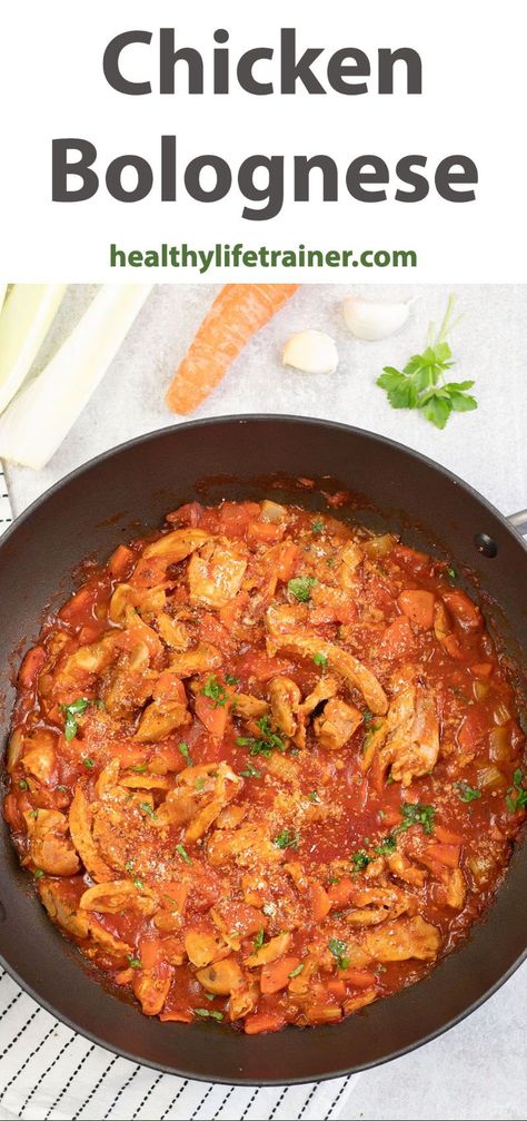 This Chicken Bolognese recipe is a delightfully altered version of a classic Italian pasta dish. It is a quick and easy dish to prepare at home that is perfect for lunch or dinner. #bologneserecipe #chickenbolognese #easychickenrecipe Chicken Bolognese Recipe, Chicken Bolognese Sauce, Chicken Bolognese, Classic Italian Pasta, Paleo Soup, Toddler Recipes, Italian Pasta Dishes, Bolognese Recipe, Bolognese Sauce