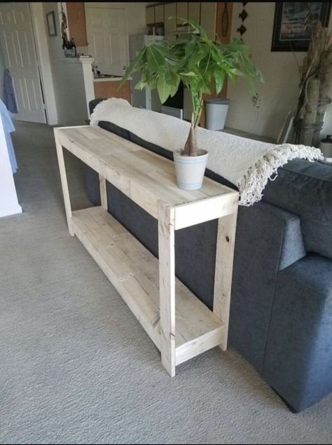 Pallet Sofa Table, Couch Table Diy, Diy Furniture Decor, Pallet Sofa, Diy Sofa Table, Couch Table, Diy Sofa, Furniture Couch, Diy Furniture Couch