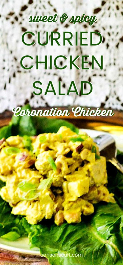 Dukes Mayo, Coronation Chicken Recipe, Coronation Chicken Salad, Curried Chicken Salad, Coronation Chicken, Curry Chicken Salad, Costco Rotisserie Chicken, Chicken Salad Sandwich Recipe, Chicken Salad With Grapes