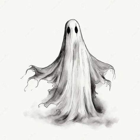 Superstitious Tattoo, Spirit Drawing Ghost, Creepy Ghost Drawing, Scary Ghost Drawing, Ghost Sketches, Halloween Edits, Ghost Sketch, Spirit Drawing, Ghost Silhouette