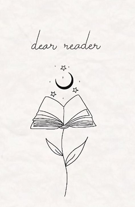 Reader Tattoo Ideas For Women, Dear Reader Tattoo, Reader Tattoo Ideas, Tattoos For Readers, Small Book Tattoo, Memories Tattoo, Open Book Tattoo, Reader Tattoo, Writer Tattoo