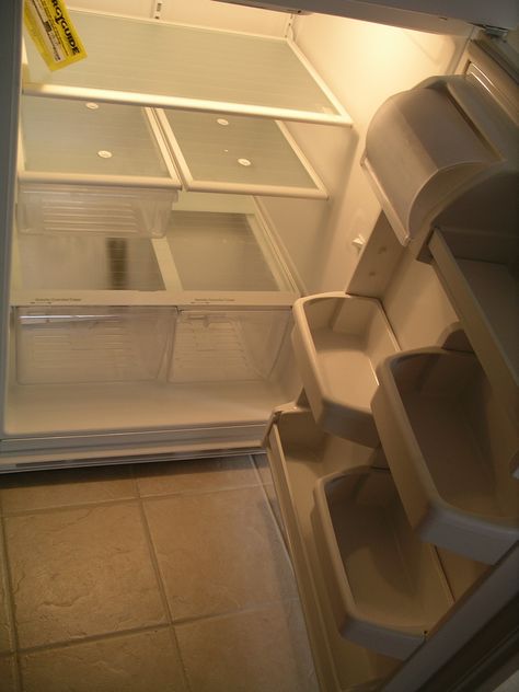 The Huge Chill: Why Are American Refrigerators So Big? - The Atlantic Empty Freezer, Big Fridge, The Big Chill, American Fridge, Fridge And Freezer, The Checklist, Big Chill, Object Lessons, Get Organized