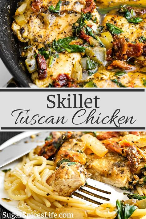 Tuscan Chicken Recipes, Casserole Chicken Recipes, Casserole Chicken, Dinner Recipes Chicken, Tuscan Chicken, Recipes Casserole, Healthy Menu, Chicken Main Dishes, Spinach Recipes