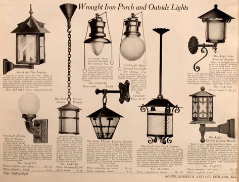 Exterior Victorian Porch Lighting - OldHouseGuy Blog Victorian Outdoor Lighting, Modern Victorian Lighting, Humphry Davy, Historic Lighting, Craftsman Porch, Victorian Street, Victorian Lighting, Porch Light Fixtures, Interior Light Fixtures