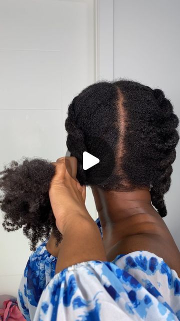 Quick Hairstyle, Hairstyle Idea, Wash Day, 4c Hairstyles, Save For Later, Quick Hairstyles, Stepping Out, Hair Updos, Hair Tutorial