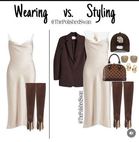 Dressing Vs Styling, Wearing Vs Styling Plus Size, Styling Plus Size, Girly Style Outfits, Styled Outfits, Diva Style, Outfit Mujer, Girly Style, Causal Outfits