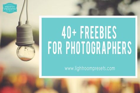 40+ Freebies for Photographers Photography Freebies, Pretty Presets, Photo Star, Photography Help, Photography Education, Photography 101, Photography Lessons, Photoshop Tips, Learning Photography