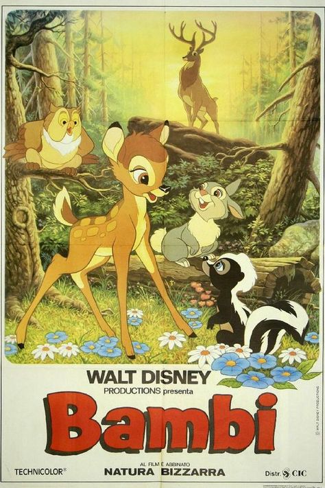 Bambi Film, Movie Poster Template, Bambi 1942, Old Disney Movies, Disney Poster, Walt Disney Movies, Disney Movie Posters, Old Movie, Disney Posters