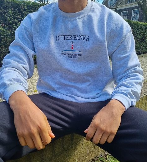 STITCHIC DESIGNS EMBROIDERY on Instagram: “Outer banks inspired design 🌊” Outer Banks North Carolina, Outer Banks, Banks, Design Inspiration, Embroidery, Sweatshirts, On Instagram, Quick Saves, Instagram