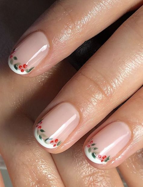 Cute Christmas Nails, Christmas Gel Nails, Cute Gel Nails, Thanksgiving Nails, Xmas Nails, Christmas Nail Designs, Manicure Y Pedicure, Chic Nails, Fancy Nails