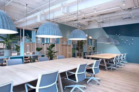 The Work Project Hong Kong Coworking Space Industrial Office Design, Coworking Office, Loft Interior, Work Project, Loft Decor, Open Office, Workplace Design, Office Workspace, Architecture Office