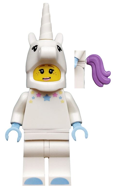 Lego Girls, Lego Custom Minifigures, Lego Lovers, Lego Minifigs, Lego News, Lego Figures, Unicorn Girl, Lego Minifigure, Lego Toys