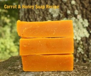 Carrot & Honey Soap Recipe Carrot Soap Recipe, Homemade Soap Recipe, Honey Soap Recipe, Laundry Soap Recipe, Carrot Seed Essential Oil, Carrot Soap, Savon Diy, Laundry Soap Homemade, Orange Soap