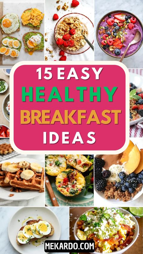 Healthy Options For Breakfast, Cereal Ideas Breakfast, Real Food Breakfast Ideas, Easy Take To Work Breakfast, Quick Healthy Breakfast On The Go, Ww Breakfast Ideas, Healthy Easy Breakfast Recipes, Quick Easy Healthy Breakfast, Sweet Oatmeal