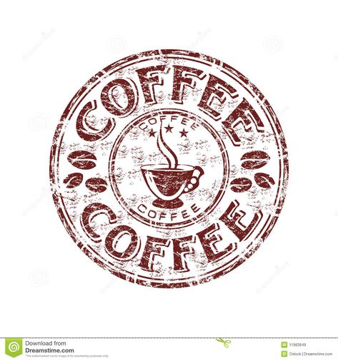 Coffee Grunge, Coffee Cup Illustration, Cup Illustration, Coffee Stamps, Coffee Stock, Coffee Party, Coffee Signs, Coffee Design, Travelers Notebook