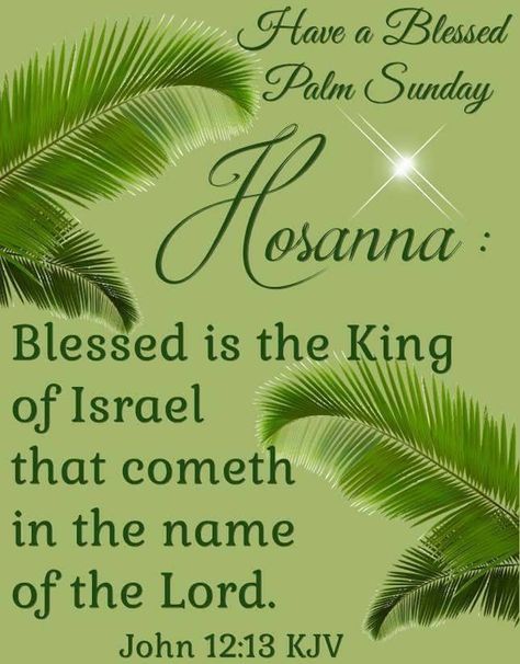 Blessed Palm Sunday Palm Sunday Quotes Jesus, Blessed Palm Sunday, Psalm Sunday, Palm Sunday Quotes, Easter Verses, Happy Palm Sunday, Sunday Prayer, Fearless Quotes, Prayer Images