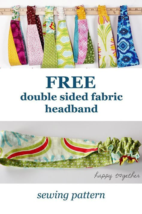 Headband Pattern Sewing Free, Headband Sewing Pattern Free, Free Headband Patterns Sewing, Diy Headbands For Kids, Headband Pattern Sewing, Kids Sewing Projects, Headband Sewing Pattern, Headband Sewing, Sewing Patterns Free Beginner