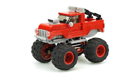 Lego Monster Truck, Diy Monster Truck, Lego Apocalypse, Lego 5, Lego Monster, Luxury Car Logos, Lego Ninjago Nya, Cool Lego Builds, Lego City Ideas