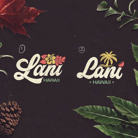 Hawaiian Logo, Hawaii Logo, Hotel Logo Design, Hawaiian Design, Hawaiian Designs, Clothing Brand Logos, Hotel Logo, Hawaiian Food, Hawaiian Outfit