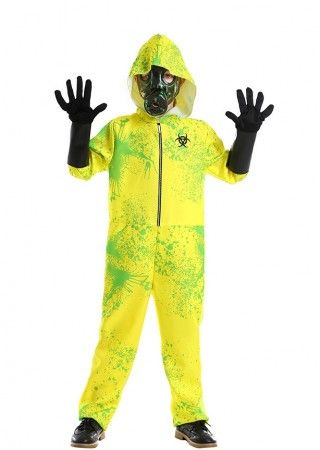 Biohazard Costume, Hazmat Costume, Hazmat Suit Costume, Hazard Suit, Costume With Mask, Outdoor Toys For Boys, The Mask Costume, Yellow One Piece, Hazmat Suit