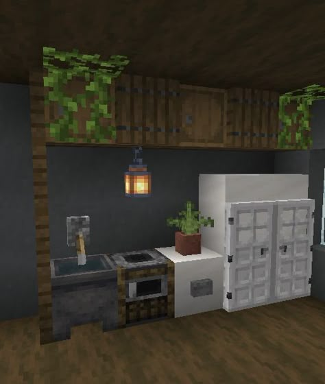 Minecraft Interior Design Kitchen, Kitchen Minecraft, Minecraft Kitchens, Minecraft Home, Glamorous Kitchen, Rumah Minecraft Sederhana, Cottagecore Kitchen, Minecraft Interior, Minecraft Interior Design