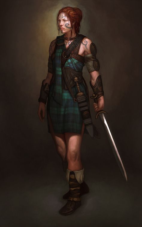 Celtic Warrior Women | Women’s History Month: Boudica; the Celtic Warrior Queen Scottish Warrior, Dark Sun, Celtic Warriors, Celtic Mythology, Warrior Tattoo, Warrior Queen, Fantasy Warrior, Arte Fantasy, Medieval Fantasy