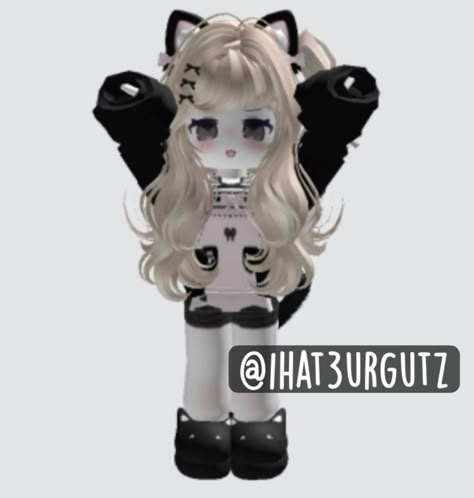 Sanrio Outfits, Kawaii Cutecore, Roblox Emo Outfits, Emo Roblox Avatar, Game Creator, Easy Pixel Art, Melody Hello Kitty, Mecca Wallpaper, Roblox Shirt