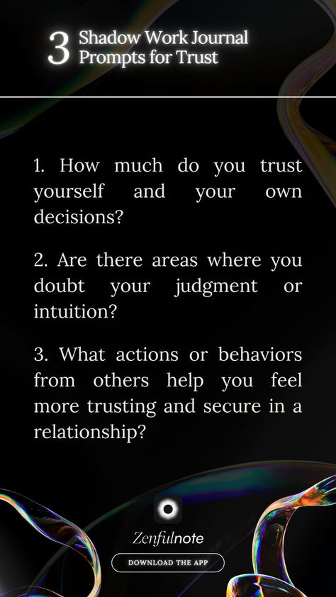 These prompts can help you delve into the roots of your trust issues, understand their impact, and develop strategies for fostering trust in both yourself and your relationships. 30 Day Writing Challenge, Shadow Work Journal Prompts, Work Journal Prompts, Shadow Work Journal, God's Healing, God Healing, Work Journal, The Comeback, Self Development Books