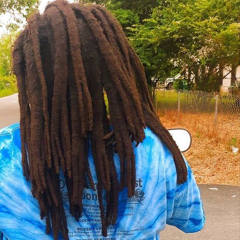 Common Causes of  Flat Locs Wicks Dreads, Freeform Dreads, Freeform Locs, Beautiful Dreadlocks, Beautiful Black Hair, Colored Curly Hair, Loc Styles, Different Hairstyles, Naturally Beautiful