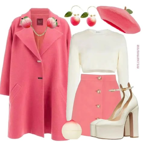 All Posts • Instagram Peach Clothes, Fruit Fashion, 70s Clothing, Fashion Top Outfits, September 16, Tutti Frutti, Feminine Outfit, Kpop Fashion Outfits, Lookbook Outfits