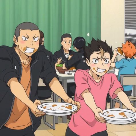 Tanaka And Nishinoya, Noya Haikyuu, Nishinoya Yuu, Haikyuu 3, Best Duos, Haikyuu Characters, Haikyuu Anime, Haikyu!!, Anime Movies