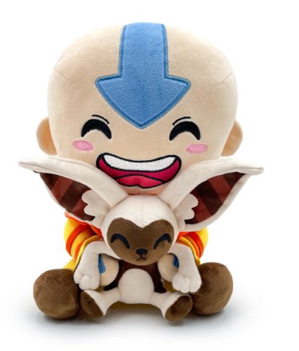 (eBay) Find many great new & used options and get the best deals for Avatar the Last Airbender Aang and Momo Sit Plushie, 12 inch Collectible 1ft at the best online prices at eBay! Free shipping for many products! Momo Avatar, Happy Expression, Water Tribe, Avatar Airbender, Fire Nation, Yellow Outfit, Stretched Ears, Maneki Neko, Gremlins