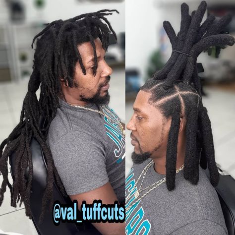 Wicks Locs Men, Wick Locs Men, Wick Locs, Wicks Dreads, Wicks Locs, Thick Dreads, Thick Locs, Long Locs, Loc Styles For Men