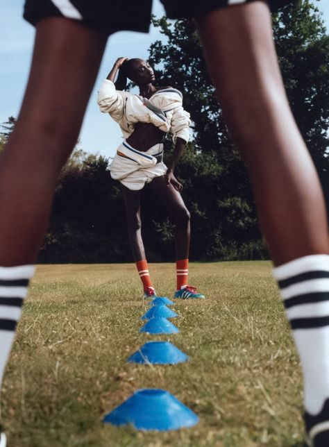 'Play On' by Campbell Addy Vogue US and UK November 2022 — Anne of Carversville Clothing Commercial, Sportswear Editorial, Maty Fall, Skate Shoot, Football Hooligan, Soccer Shoot, Gucci Campaign, Sports Photoshoot, Sport Editorial