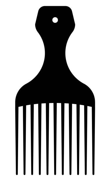 Afro Comb Illustration, Afro Comb Tattoo, Comb Drawing, Comb Tattoo, Afro Comb, Retro Shirt Design, Afro Pick, African Tattoo, Windows To The Soul