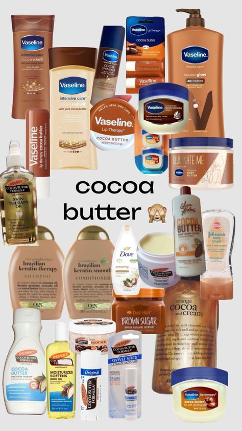 i love cocoa butter so much Vaseline Cocoa Butter, Coco Butter, Skin Care Routine Order, Body Hygiene, Basic Skin Care Routine, Bath And Body Works Perfume, Shower Skin Care, Body Smells, Perfect Skin Care Routine