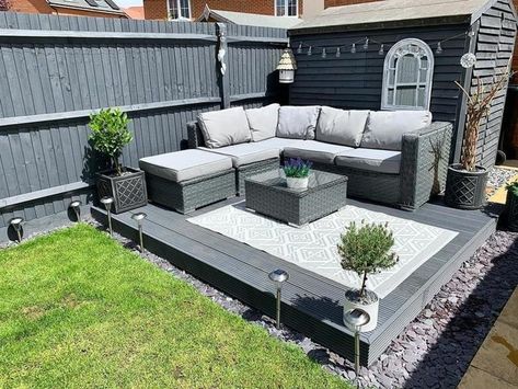 Cuprinol Urban Slate, Photos Of People, Patio Garden Design, Deck Garden, Outdoor Sectional Sofa, Be Inspired, Garden Inspiration, Patio Garden, Google Images