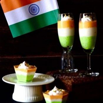 Tiranga Rabdi Mousse Delight Independence Day Recipes, Tricolour Food, Ips Motivation, Unsweetened Condensed Milk, Indian Flags, Abhishek Singh, Amazing Food Photography, Sweet Condensed Milk, Flag Food