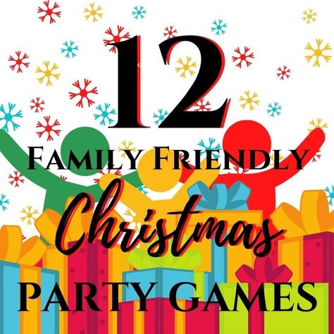 12 Days of Christmas with 12 Family Friendly Party Games Today, I'm happy to be kicking off our 12 Days of Christmas series along with Shirley of Intelligent Domestications! We will be sharing; party ideas, recipes, DIY decor and ornaments, gift wrapping and so much more for the next 12 days! Every day through December Family Friendly Christmas Party, Rainy Day Games, Family Feud Game, Xmas Games, Adult Christmas Party, Activities For Teens, Christmas Series, Family Diy, Christmas Favorites