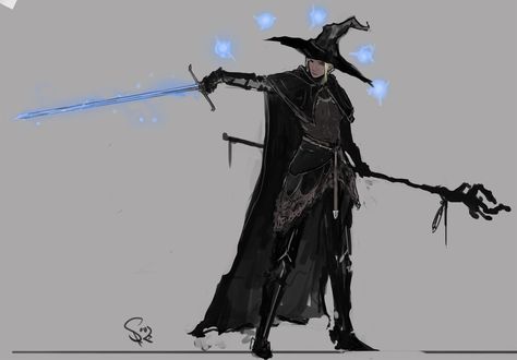 Dark Souls Mage by Halycon450 Evelynn League Of Legends, Fantasy Wizard, Dark Souls Art, 다크 판타지, Male Character, Dungeons And Dragons Characters, Dnd Art, Fantasy Armor, Soul Art