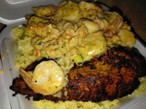 Blackened Opelousas Topping for Fish Recipe - Food.com Sides For Blackened Fish, Pappadeaux Copycat Recipes, Fish Toppings, Blackened Catfish With Cream Sauce, Pappadeaux Alexander Sauce Recipe, Pappadeaux Recipe Copycat, Blackened Catfish Recipes Oven, Papadeaux Recipes, Pollack Fish Recipes