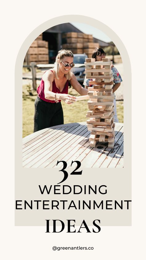 Wedding Reception Entertainment Ideas, Fun Wedding Entertainment, Party Tips And Tricks, Wedding Entertainment Ideas, Reception Entertainment, Wedding Reception Entertainment, Guest Entertainment, Wedding Reception Activities, Amazon Wedding Registry