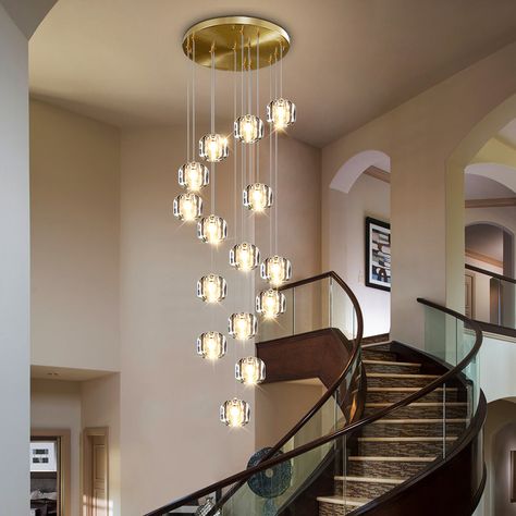 Two story foyer decor