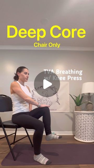 GoMomBodSquad | Exercise + Nutrition + Mindset Coach on Instagram: "🚨QUICK DEEP CORE CHAIR ONLY🚨
📌You’ll want to save these to come back to! 📌
Only 4 moves! 1-3 ROUNDs and done.

💬Comment “CHAIR” for this FREE Deep Core Circuits to be sent right to your emails. Explanations and Demo videos included!

‼️Follow @gomombodsquad for more like this‼️

➡️ How to: Perform each move for 30-45 seconds and move on to the next, taking 10 second rest (or more as needed). Remember to use your breath and brace the core throughout each exercise, but don’t hold your breath. It is NEVER the wrong time or too late after childbirth to learn proper breathing. EVERYONE should learn this.

🚨QUICK DEEP CORE CHAIR ONLY🚨

Comment CHAIR for demo videos and full workout to your email!

Quality movements over q Chair Core Exercises, Deep Core, Full Workout, Mindset Coach, On To The Next, Wrong Time, Mindset Coaching, Move On, Fitness Nutrition