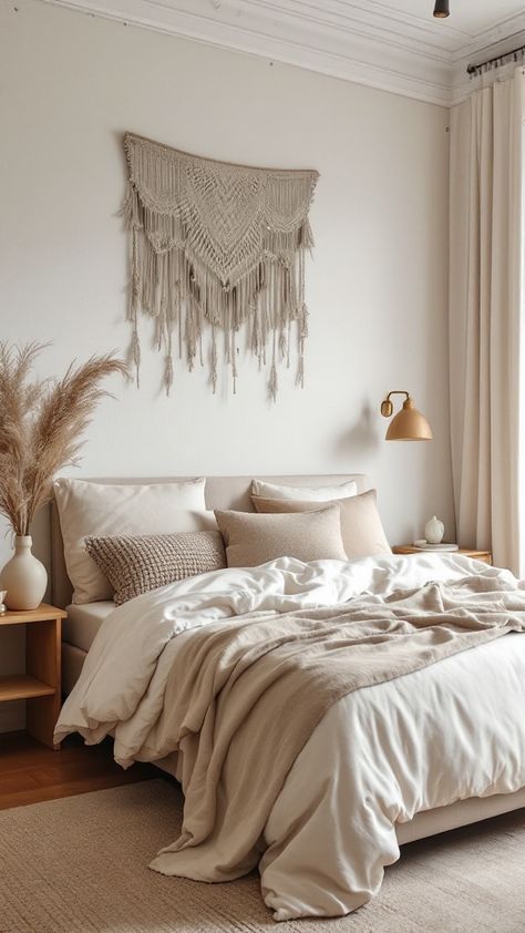 Make your loft bedroom cozy with layered textures and warm lighting 🧺🌙. Perfect for snuggling! Scandinavian Loft Bedroom, Loft Bedroom Ideas, Scandinavian Loft, Rustic Meets Modern, Staircase Storage, Earthy Bedroom, Rustic Kitchen Island, Bedroom Cozy, Loft Bedroom