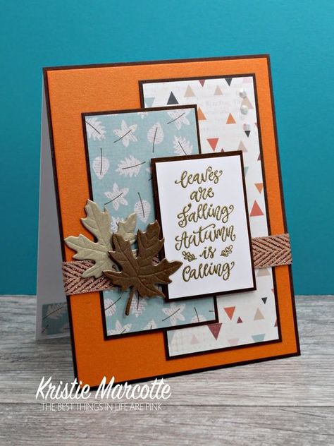 The best things in life are Pink.: Love From Lizi October Card Kit - 10 Cards 1 Kit Diy Thanksgiving Cards, Fall Cards Handmade, Thanksgiving Cards Handmade, Kristie Marcotte, Fall Greeting Cards, Autumn Cards, Best Things In Life, Marianne Design, So Creative