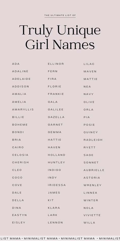 Unique Girls Names, Unique Girls, Unique Girl Names, Sweet Baby Names, Best Character Names, Girls Names, Fantasy Names