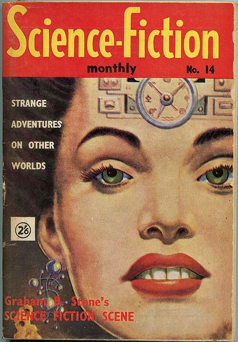 Science-Fiction monthly No. 14 | Flickr - Photo Sharing! Jack Gaughan, Art Pulp Fiction, Pulp Science Fiction, Science Fiction Magazines, Pulp Fiction Art, Pulp Covers, Retro Future, Pulp Magazine, Science Fiction Books