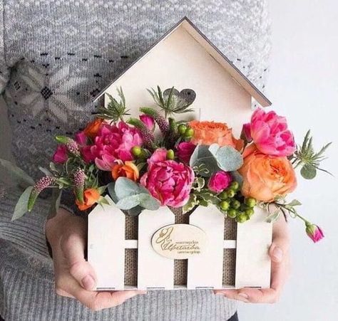 Flower shadow box