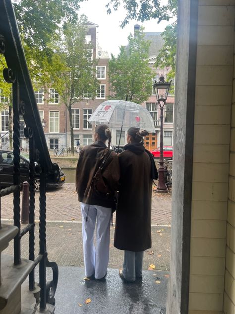 Rainy Amsterdam, Travel Around Europe, Amsterdam Travel, I Love My Friends, City Vibe, Aesthetic Pinterest, Cold Weather Fashion, October 19, Pinterest Fashion